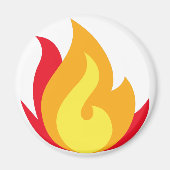 Fire Emoji Magnet (Voorkant)