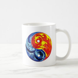 Fire en Ice Yin-Yang Koffiemok