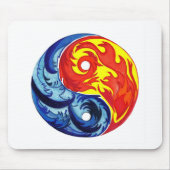Fire en Ice Yin-Yang Muismat (Voorkant)