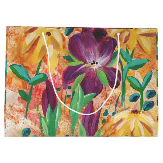 Fire en Iris geschenktas Groot Cadeauzakje (Achterkant)