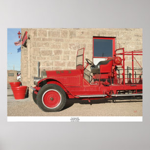 Fire Engine #3, Goldfield, Nevada Poster