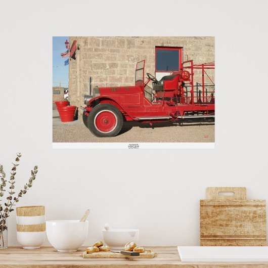 Fire Engine #3, Goldfield, Nevada Poster (Keuken)