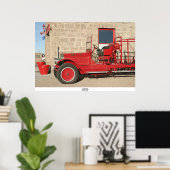 Fire Engine #3, Goldfield, Nevada Poster (Thuiskantoor)