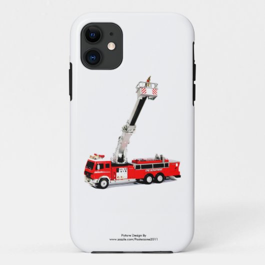 Fire Engine afbeelding voor iPhone-5-5S-Barely-The Case-Mate iPhone Case (Achterkant)