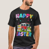 Fire Engine Happy Easter Fire Engine Paasunda T-shirt (Voorkant)