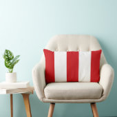 Fire Engine Rood & Wit Streep Kussen Baby Gift (Stoel)