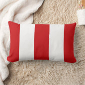 Fire Engine Rood & Wit Streep Kussen Baby Gift (Deken)