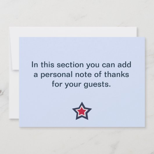 Fire Engine/Truck — Hartelijk dank Bedankkaart (Achterkant)