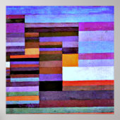 Fire Evening, kunstwerk van Paul Klee, Poster (Voorkant)