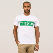 Fire Exit Mannen T-shirt (Voorkant volledig)