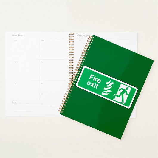 Fire Exit Safety Sign Emergency Evacuation Planner