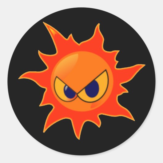 Fire Face Stickers (Voorkant)