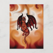 Fire Fairy Dragon Briefkaart (Voorkant)