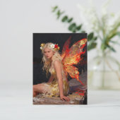 Fire Fairy With Attitude Briefkaart (Staand voorkant)