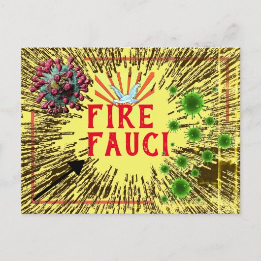 FIRE FAUCI BRIEFKAART (Voorkant)