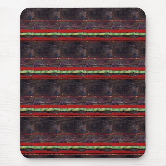 "Fire Fight Tiled Afbeelding Abstract Design Mouse Muismat (Voorkant)