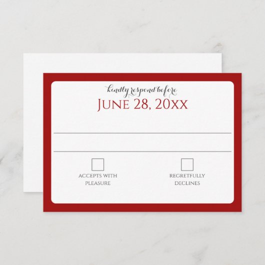 Fire Fighter Designer Text Response Kaart (Voorkant / Achterkant)