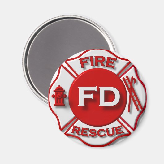 Fire Fighter Pride Magneet (Voorkant / Achterkant)