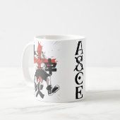 🔥Fire Fist Anime Coffee Mug – Flame Pirate☕ Koffiemok (Voorkant links)