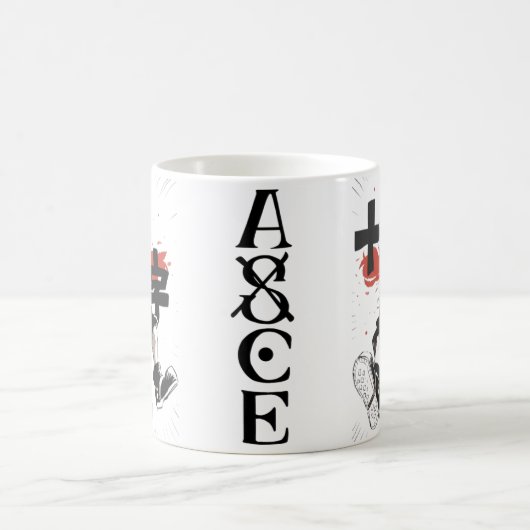 🔥Fire Fist Anime Coffee Mug – Flame Pirate☕ Koffiemok (Center)