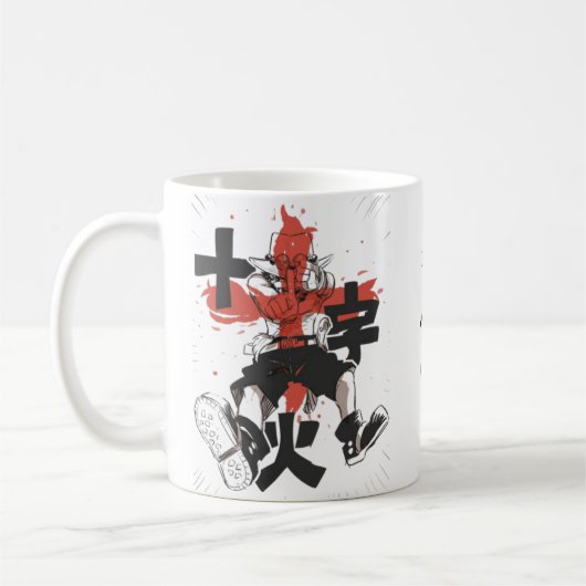 🔥Fire Fist Anime Coffee Mug – Flame Pirate☕ Koffiemok (Links)