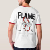 Fire Fist Pirate T-Shirt – Flame Anime Streetwear (Achterkant)