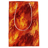 Fire Flame Gift Bag Medium Cadeauzakje (Voorkant)