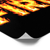 Fire Flame Shirt Adult Kids Men Women Fire And Ice Poster (Hoek)