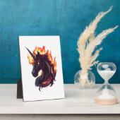 Fire & Flame Unicorn (1) Fotoplaat (Zijkant)