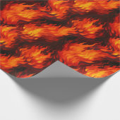 Fire Flame Wrapping Paper Cadeaupapier (Hoek)
