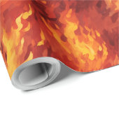 Fire Flame Wrapping Paper Cadeaupapier (Rol Hoek)