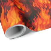 Fire Flame Wrapping Paper Cadeaupapier (Rol Hoek)