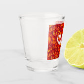Fire flames party barware shotglass shot glas (Links)