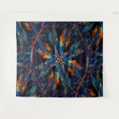 Fire Flowers..... Wandkleed (Voorkant (horizontaal))