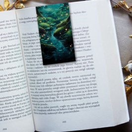 Fire Fly River Forest Vouwen Bladwijzer Bookmarker Visitekaartje