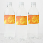 Fire Food and Beverage Label Set Waterfles Etiket (Flessen)