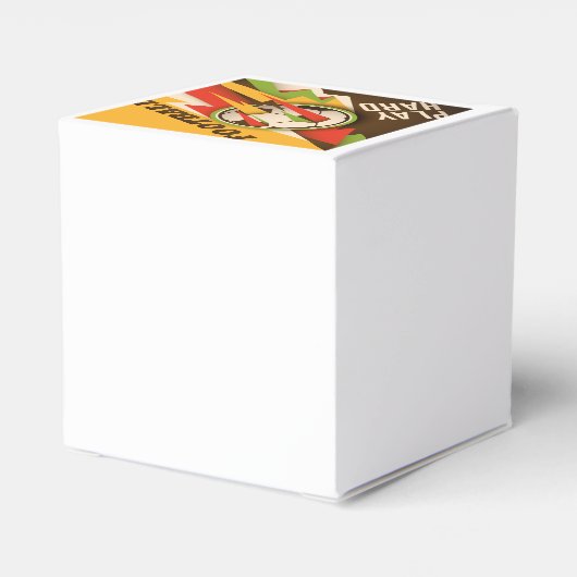 Fire Football Voetbal Sport Ball Bedankdoosjes (Achterkant)