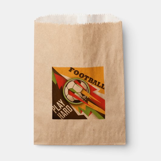 Fire Football Voetbal Sport Ball Bedankzakje (Voorkant)