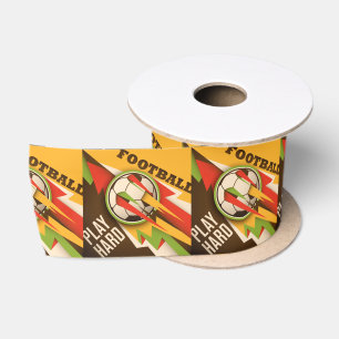 Fire Football Voetbal Sport Ball Satijnen Lint