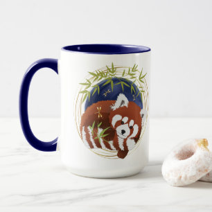 FIRE FOX Red Panda 15oz mok