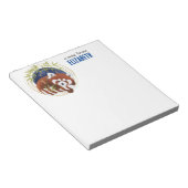 FIRE FOX-rode panda, notitieblok aanpassen (Schuin)