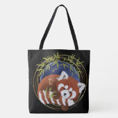 FIRE FOX rode panda tas of kruis 2 maten (Voorkant)