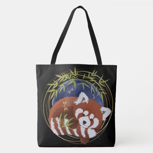 FIRE FOX rode panda tas of kruis 2 maten (Voorkant)