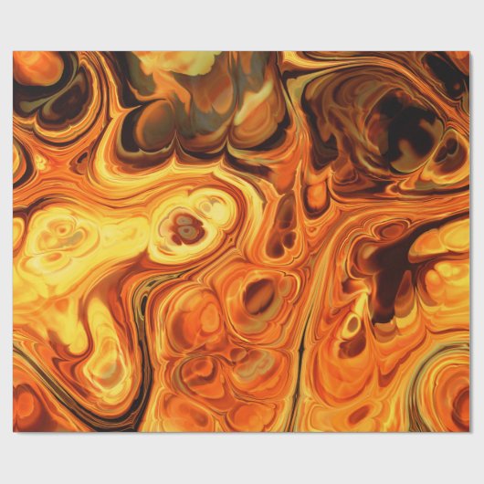 Fire Fractal Art 10 Cadeaupapier (Vlak)