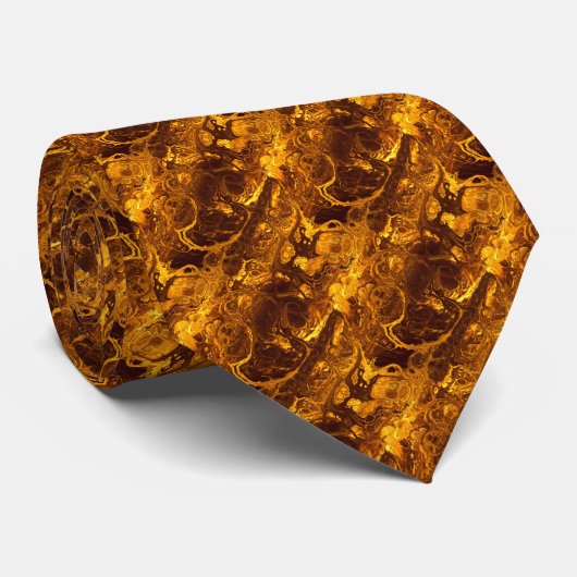 Fire Fractal Art 2 Stropdas (Opgerold)