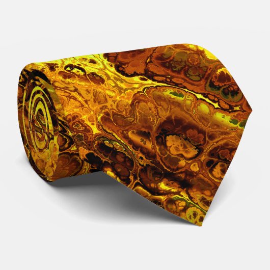 Fire Fractal Art 7 Stropdas (Opgerold)