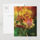 Fire Goddess Art Briefkaart (Voorkant / Achterkant)