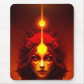 Fire Goddess Fantasy Art Muismat (Voorkant)