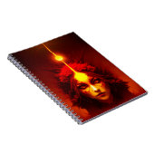 Fire Goddess Fantasy Art Notitieboek (Rechterzijde)