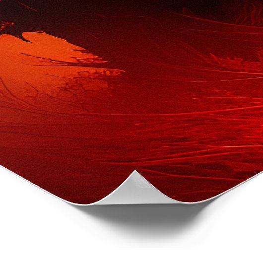 Fire Goddess Fantasy Art Poster (Hoek)